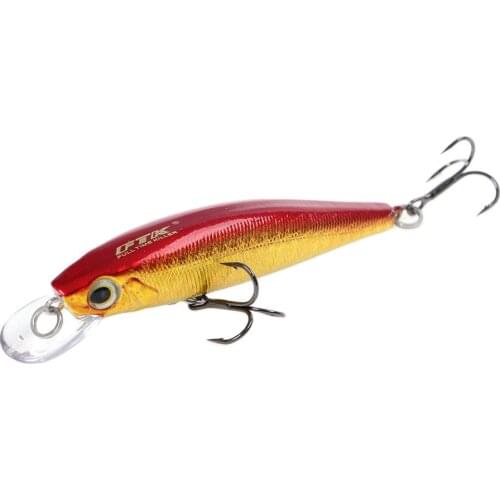 Hot Model Fishing lures Hard Bait 3D Eyes 80mm-8g Depth 0.8m 7 Colour Steel Ball Sharp Hooks Minnow Fake Artificial Bait