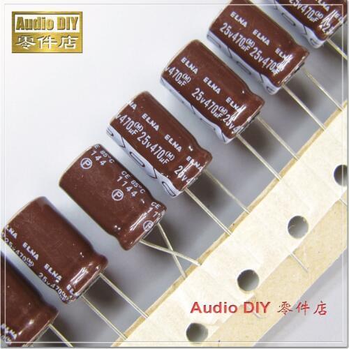 10PCS/50PCS ELNA RA2 Series 470uF 25V 25V470uF Audio Electrolytic Capacitor