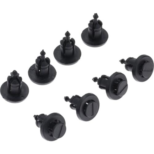 50PCS Auto Bumper Fender Screw Rivets Fastener Plastic Trim Panel Fixed Clips Fit For Honda Renault Clio Megane Laguna