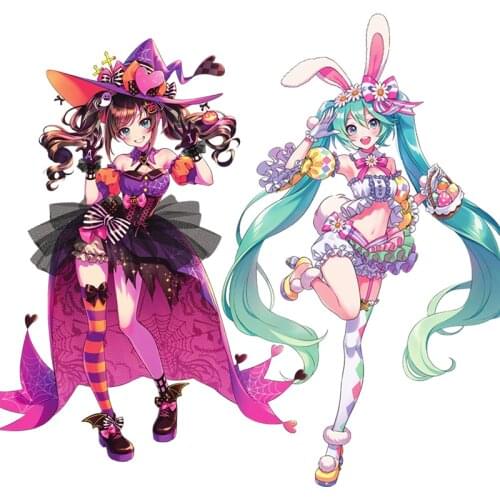 Three Ratels CA23 Little witch Anime PVC poster cartoon anime car hood sticker laptop decal home decoration accessories