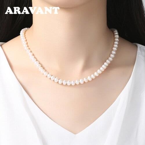 Женские ожерелья из жемчуга Aravant China At AliExpress
