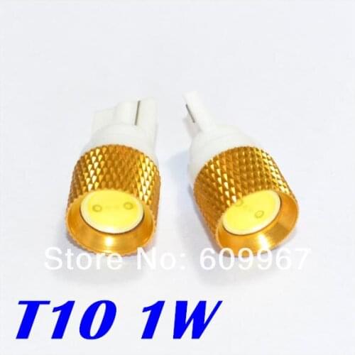 Free shipping Excellent Quality T10 w5w 1W high power auto led W5W T10 Led T10 LED Reverse Backup Lights, Parking Lights