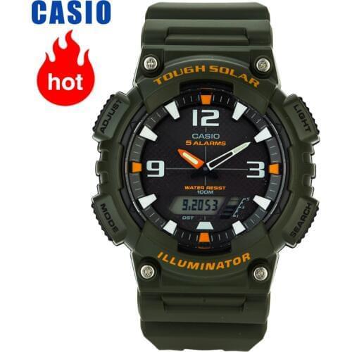 Casio watch mens and womens sports small black watch quartz watch AQ-S810W-3A