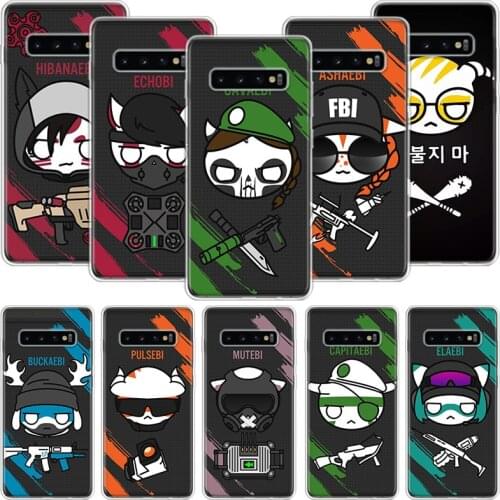 Game Rainbow Six Siege Phone Case For Samsung Galaxy A51 A71 A70 A50 A40 A30 A20E A10 A01 A21 A41 A20S A6 A7 A8 A9 Coque Cover