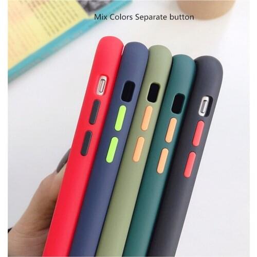50pcs/lot Color Frame Transparent Matte Phone Case For Xiaomi 9T Pro For Redmi K20 Pro K30 Back Cover