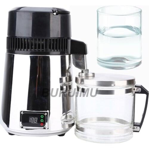 Pure Water Bottle Filter Distiller Purifier Softener Treatment Stainless Steel