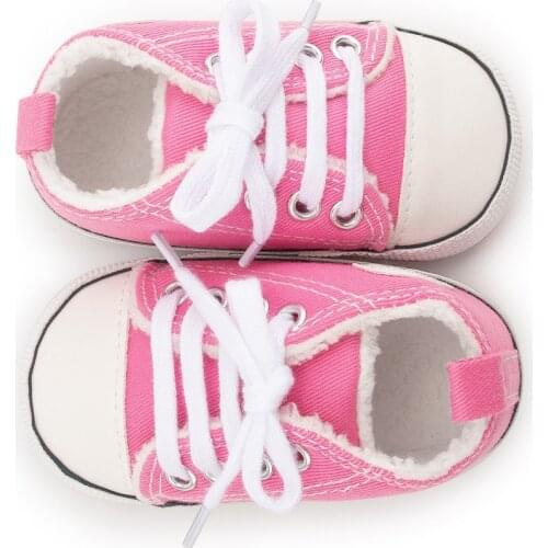 Canvas Baby Shoes For Newborn Sports Sneakers Baby Boys Girls First Walkers Shoes Infant Toddler Soft Sole Anti-slip Baby Shoes