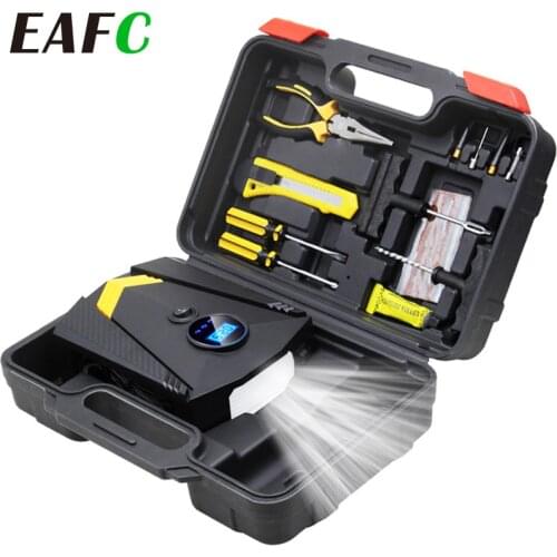 DC 12V Car Air Compressor 150 PSI Digital Tire Inflator Air Pump Auto Air Pump for Car with LED Light Repair Tools Sets