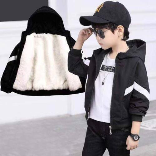 3 Colors Fashion New 2019 Autumn Winter Warm Jackets Children Clothes Kids Fashion Casual Tops Outwear 3-10 Year Baby Boys Coats
