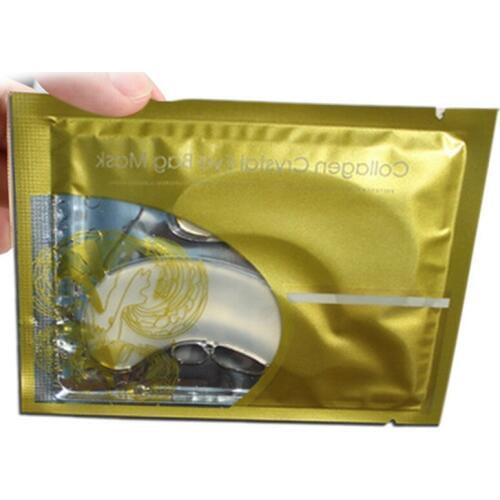 1Pair Crystal Collagen Eye Mask Eyes Black Circles Removal Eye Patch Anti Cernes Facial Bubble Sheet Face Gold Mask Skin Care
