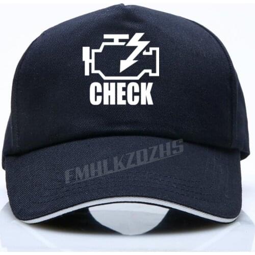 Mechanic Auto Repair Check Engine Light baseball caps Funny Birthday Gift For Men Daddy Father Husband womens Hip Hop Caps