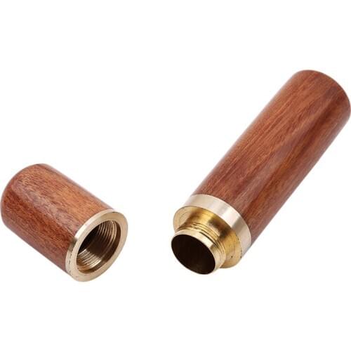 Multifunction Rosewood Wood Toothpick Holder Box Needle box Bucket Case Hiking Portable Craft Handmade Indoor Outdoor Use Gift