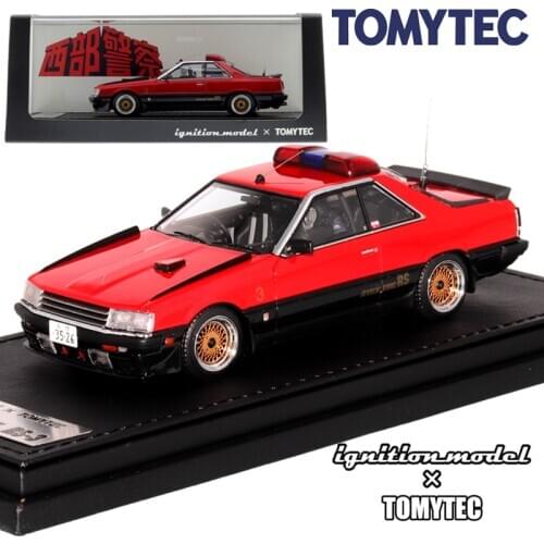 TOMICA Ignition Model × TOMYTEC 1/43 T-IG4322 Western Police Machine RS-3 Diecast Car Hot Pop Kids Toys Motor Vehicle Metal