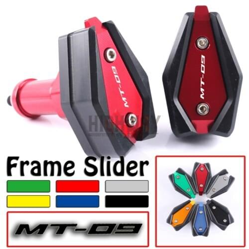 Motorcycle CNC Frame Crash Pad Engine Stator Sliders Protector Falling Protection For Yamaha MT-09 FZ-09 MT09 FZ09