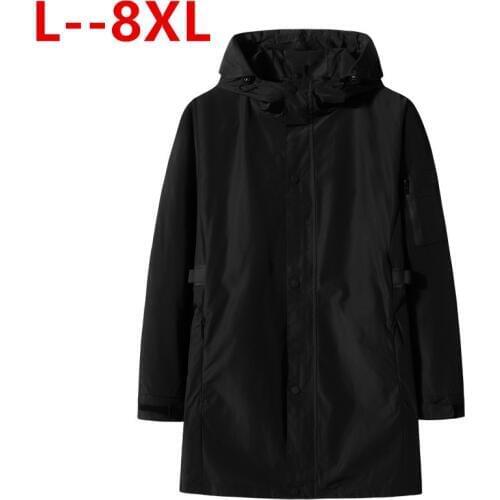 8XL 6XL 5XL men Jacket Winter Jackets mens Fashion Clothing Trench Coat Sweater Slim Long Sleeve Cardigan Warm coats male Outwea