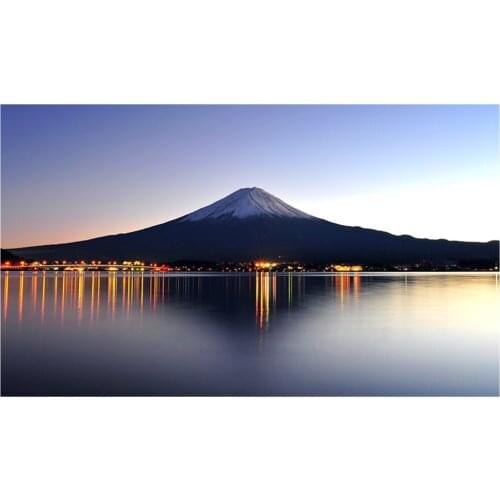 Colorful print Wall Tapestry Mount Fuji, Japan M552
