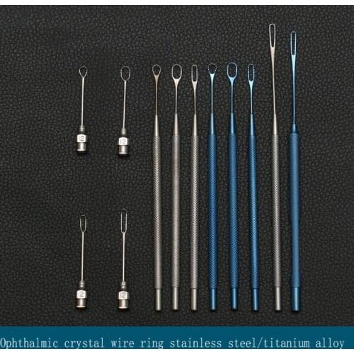 Ophthalmology Flushing Type Crystal Wire Loop 3*8 5*7 Micro Instrument Tool