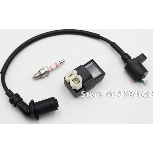 Performance Ignition Coil + AC 6 Pin CDI + A7TC Spark Plug GY6 50cc 125cc 150cc Scooter ATV NEW