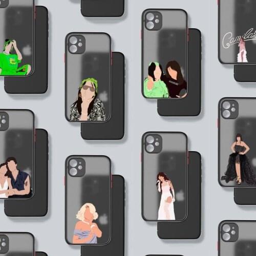 Camila Cabello Mila Camz Kaki Phone Case For iphone 12 11 8 7 plus mini x xs xr pro max matte transparent cover