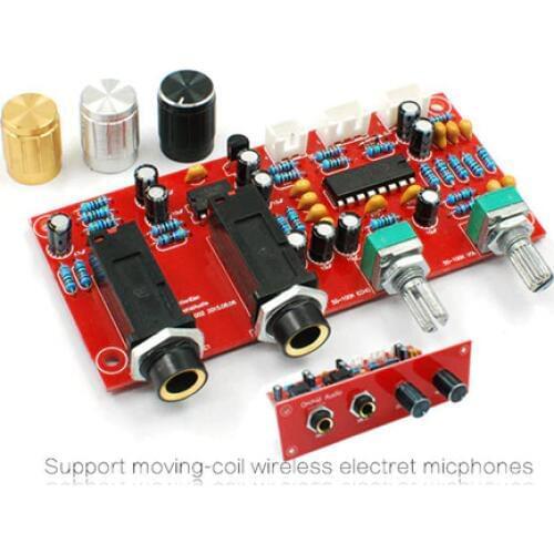PT2399 NE5532 Karaoke Microphone Preamplifier Reverberation Plate amplifier Board