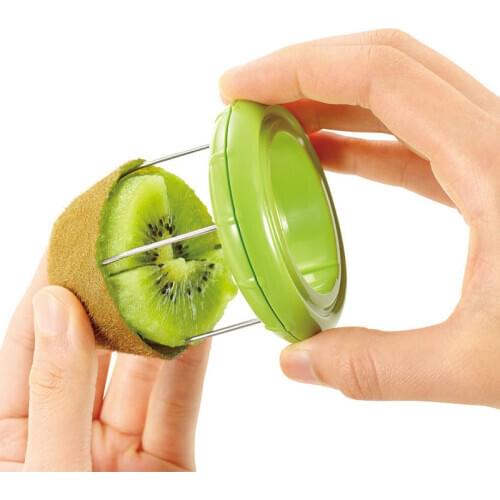 Kiwi Cutter Device Peeling Tools Cooking Tools Kitchen Fruit Cut Digging Core Twist Slicer Kitchen Peeler Kitchen Accessories
