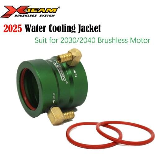 X-TEAM RC Boat Motor All Metal Water Cooling Jacket 2025 for 2030/2040 RC Boat Brushless Motor
