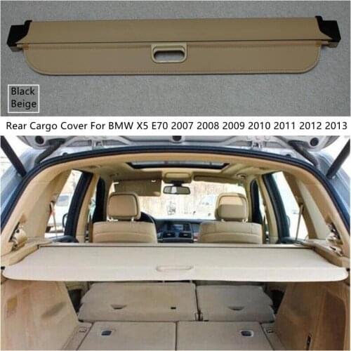 Rear Cargo Cover For BMW X5 E70 2007 2008 2009 2010 2011 2012 2013 Privacy Trunk Screen Security Shield Shade Auto Accessories