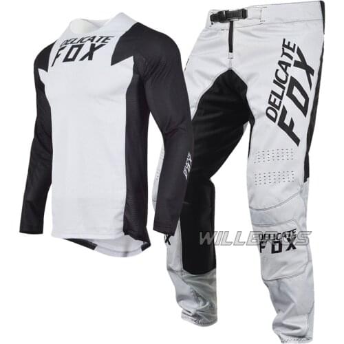 2020 Delicate Fox 360 Linc Mountain Bicycle Offroad Gear Set Street Moto Racing Navy Red Suit Mens Motorcycle Jersey Pants Kits