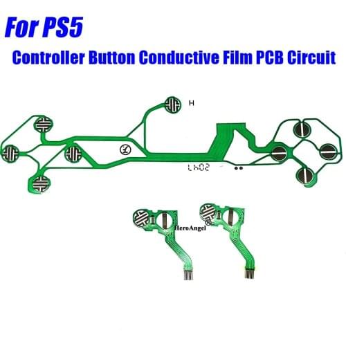 2021 Replacement Buttons Ribbon Circuit Board for PS5 Controller Joystick Conductive Film Keypad Flex Cable PCB