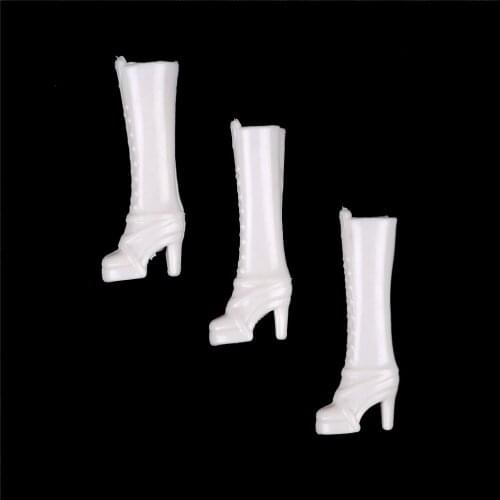 3 Pairs NEW High Heels Boots Shoes For Dolls Doll Accessories Fashion Style