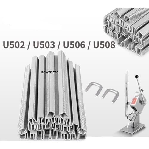 5 boxes of U type 506 Clips for Manual U-shape Sausage Clipper Clipping Machine, for supermarket tightening machine