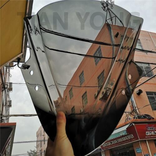 Motorcycle Accessories For Kawasaki Ninja 300 Windshield Wind Deflectors Smoke Clear smoke Windscreens Acrylic
