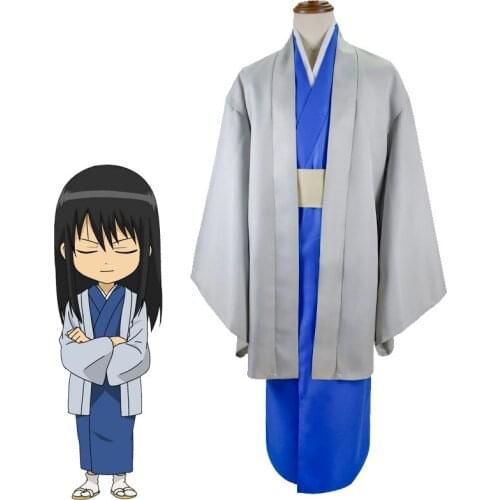Anime Gintama Costume Katsura Kotarou Cosplay Kimono Suit Japanese Wafuku Outfit Adult Size Halloween Carnival Costumes