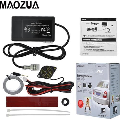 Auto Car Electromagnetic Parking Sensor No Need Holes Easy To Install Parking Radar Bumper Guard Backup Reversing Parking System