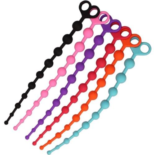 BESTCO 18+ Anal Beads Silicone Butt Plug G-spot Backyard Stimulator Prostate Massage Erotic Adult Sex Toys For Masturbator