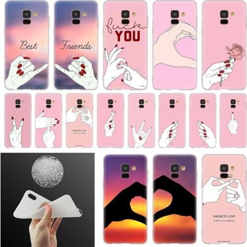 Best Friend Girlfriend Shopping girl Phone Case For Samsung Galaxy A10 A20 A30 A40 A50 A60 A70 A6 A8 Plus A7 A9 2018 A3 A5 2017