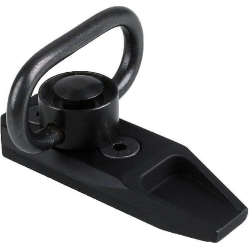 Black Tactical KeyMod Modular Direct Attach QD Sling Swivel Mount For Hunting