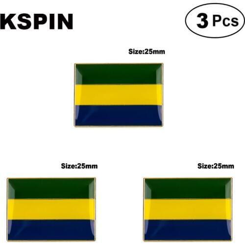 Gabon Lapel Pin Brooches Pins Flag badge Brooch Badges