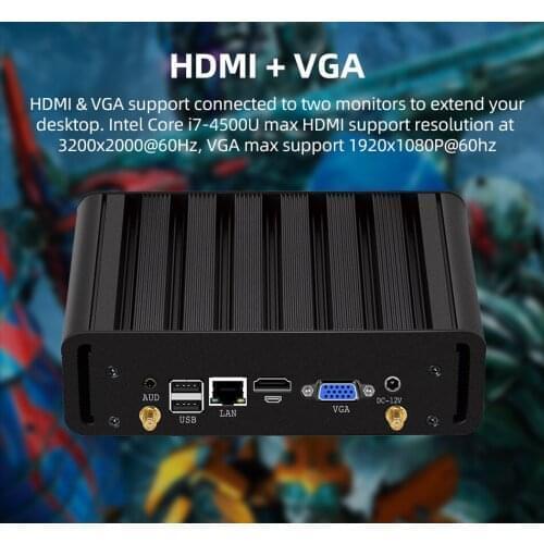 Gaming mini Computer i7 i5 Processor Cpu DDR4 16GB Game Mini Pc with Fan