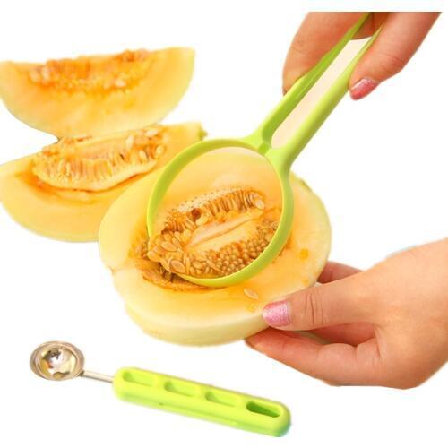 1 SET Creative Peelers+Corers Easy Clean Fruit Stripper Vegetable Green Pepper Fruit Digging Flesh Device Kitchen Tools Gadgets