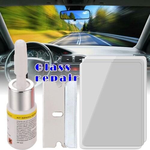 Car Windshield Cracked Repair Tool Windscreen Phone Screen Repair Kit Glass Curing Glue Auto Glass Scratch Crack Restore