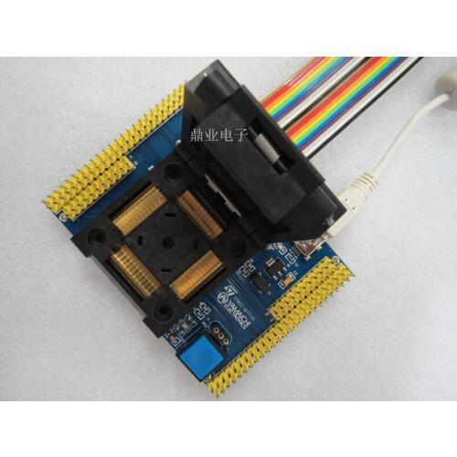 STM32L STM32F103 LQFP144 Burn-in Socket gold plating IC testing seat Test Socket test bench