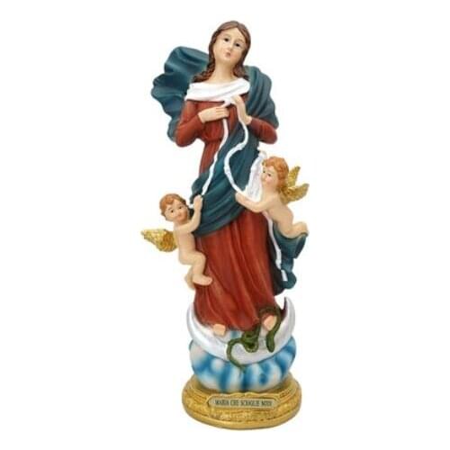 Christian jiejie statue of virgin mary family ornament resin Saint gift Catholic Holy object handicraft statue DECORATION