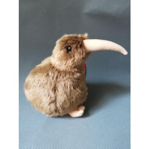 About 15cm cartoon brown kiwi bird plush toy New Zealand national bird soft doll kids toy birthday gift b0708