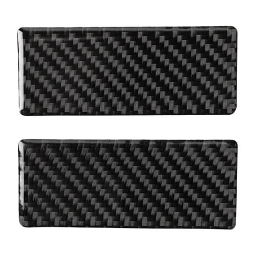 Fit For Audi Q7 SQ7 4M 2016-2019 Real Carbon Fiber Door Rear Ashtray Cover Decoration Sticker Car Modification Parts