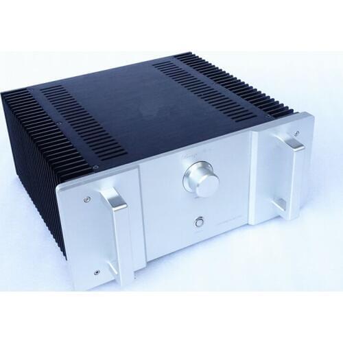 KYYSLB 24W Pure Class A Power Amplifier Chassis Rear-level Chassis Class A All-aluminum Chassis DIY Case Amplifier housing