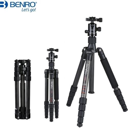 Benro C2690TB1 Tripod Professional Carbon Fiber Camera Stands With B1 BallHead Carrying Bag Max Loading 12kg