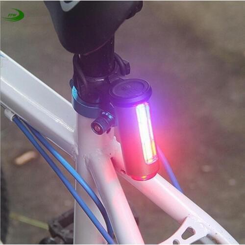 Bicycle USB Light Bike LED 360 Degree Laser Light Cycling Tail Flashlight Bicycle Accessories TL2061