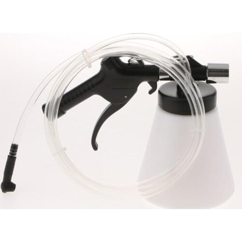 SUV Brake Clutch Bleeder Fluid Kit Air Powered Pneumatic Vacuum Tool White