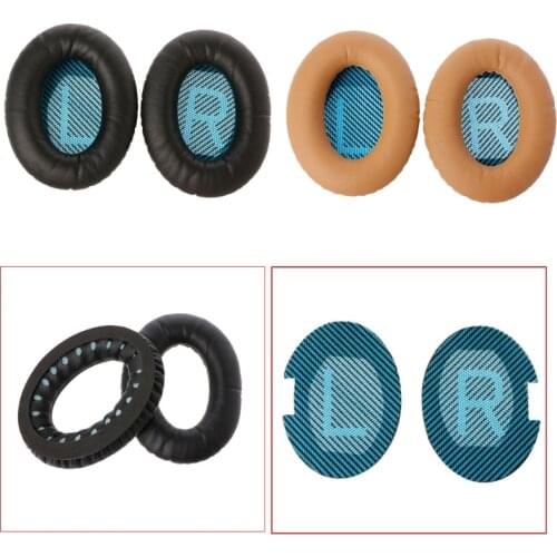 1 Pair Protein Leather Ear Pads For Quietcomfort 2 QC25 AE2 QC2 QC15 Headphone